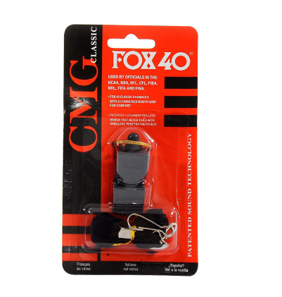 Còi trọng tài FOX 40 chuyên dụng cho bóng đá,bóng rổ, Còi thể thao cao cấp có dây đeo